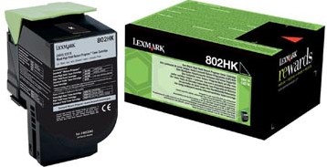 Lexmark Return Program toner 802 4.000 pagina's OEM 80C2HK0 zwart