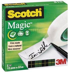 Scotch® plakband Magic  Tape 12 mm x 33 m