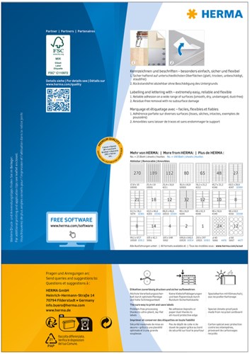 Herma etiketten 4476 40mm 2400st-2