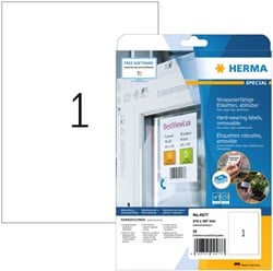 Herma etiketten 4577 A4 210x297mm 20stuks wit
