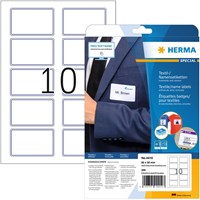 Naambadge Herma etiketten 4410 80X50mm wit blauw