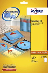 Cd inlegkaart Avery L7435-25