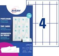 Tafelnaamkaartjes printbaar 120 x 45 mm Avery L4794-10-1