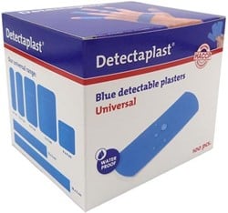 Waterbestendige blauwe pleisters Detectaplast Universal 19 x 72 mm