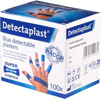Blauwe pleisters Detectaplast Elastic assorti afmetingen pak van 100 stuks-2