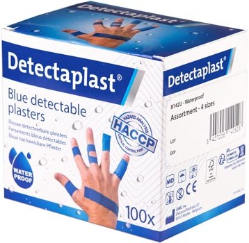 Blauwe pleisters Detectaplast Universal assorti afmetingen-2