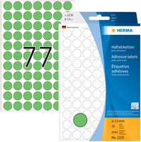 Herma etiketten 2235 rond 13Mm groen 2464stuks-2