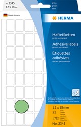 Herma etiketten 2345 12x18mm groen 1792stuks