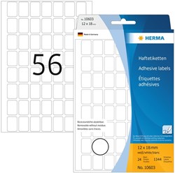 Herma etiketten 10603 12x18mm verwijderbaar 1792stuks