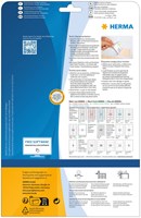 Naambadge Herma etiketten 4513 63.5x29.6mm wit/blauw-3