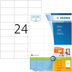Herma etiketten 4615 70x37mm premium wit 4800stuks