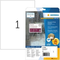 Herma etiketten 4698 210x297mm A4 wit 25stuks