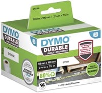 Dymo labels Durable 59x190mm wit plastic 2112288
