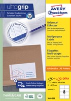 Avery etiketten Zweckform 3660 97x67.7mm wit 1600stuks