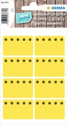 Herma etiketten 3771 26x40mm diepvries geel 48stuks