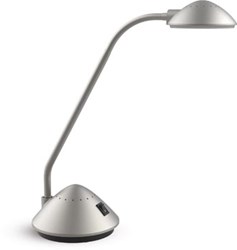 Bureaulamp MAUL Arc LED zilver