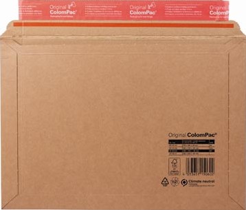 Verzendenvelop bruin met plakstrip aan lange zijde 50 x 250 x 360 mm-2