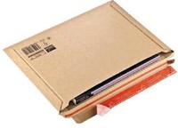 Verzendenvelop bruin met plakstrip aan lange zijde 50 x 250 x 360 mm-1