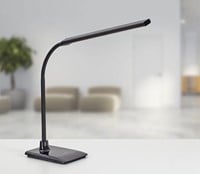 Maulpirro bureaulamp, LED, dimbaar, op voet, zwart-3