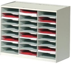 Paperflow Sorteerrek Evolution 24 vakken  54,8 x 67,4 x 30,8 cm