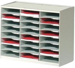 Paperflow Sorteerrek Evolution 24 vakken  54,8 x 67,4 x 30,8 cm