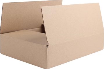 Verzenddoos enkele golf bruin 305 x 220 x 60 mm