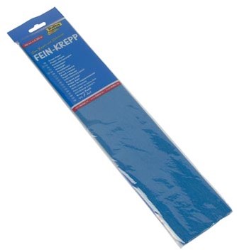 Folia crêpepapier helblauw