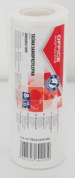 Plakband mat 19 mm x 33m pak van 8 stuk