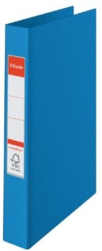 A4 ringmap Esselte Vivida met 2 ringen van 25 mm in blauw