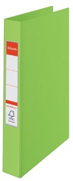 Esselte Vivida ringband A4 met 2 ringen van 25 mm in groen