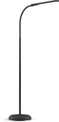 MAULpirro vloerlamp, LED, op voet, hoog 126.5cm, dimbaar, flexible draaibare arm, zwart