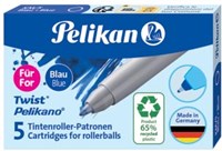 Rollerpenvulling Pelikan ECO KM/5 blauw 0,3mm