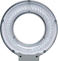 Loeplamp met LED licht en tafelklem wit MAUL Viso-2
