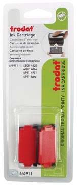 Trodat vervangkussen rood voor stempel 4911/4820/4822/4846