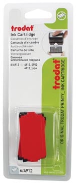Trodat vervangkussen rood voor stempel 4912