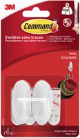 Bevestigingsstrip Command 3M 17082 2 designhaken