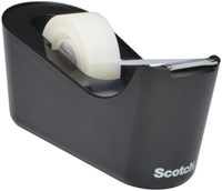 Plakbandhouder Scotch C18 zwart + 1rol magic tape 19mmx33m-2