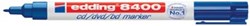Edding stift 8400 voor CD/DVD/BD blauw