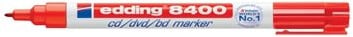 Edding stift 8400 voor CD/DVD/BD rood