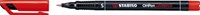 Stabilo OHP-marker OHPen Universal Permanent rood, superfijn 0,4 mm