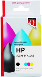 Inktcartridge Quantore HP 3YN10AE 303XL zwart + kleur