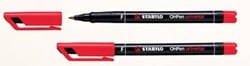 Stabilo OHP-marker OHPen Universal Permanent rood, fijn 0,7 mm
