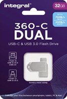 USB-stick Integral 3.0 USB-360-C Dual 32GB