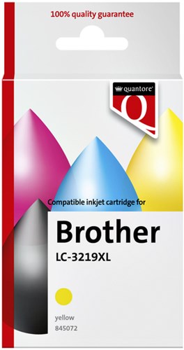Inktcartridge Quantore Brother LC-3219XL geel