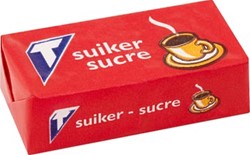 Tienen suikerklontjes 2 x 2,5 g doos van 1000 stuks
