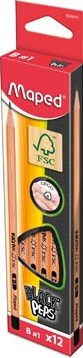 Maped potlood Black'Peps B, zonder gum