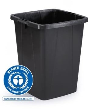 Afvalbak Durabin 90 liter zwart