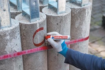 Edding stift 850 permanent marker rood-2