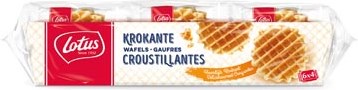 Lotus krokante wafel 36 g pak van 6 x 4 stuks