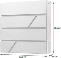 Witte brievenbus Deluxe PB200-2